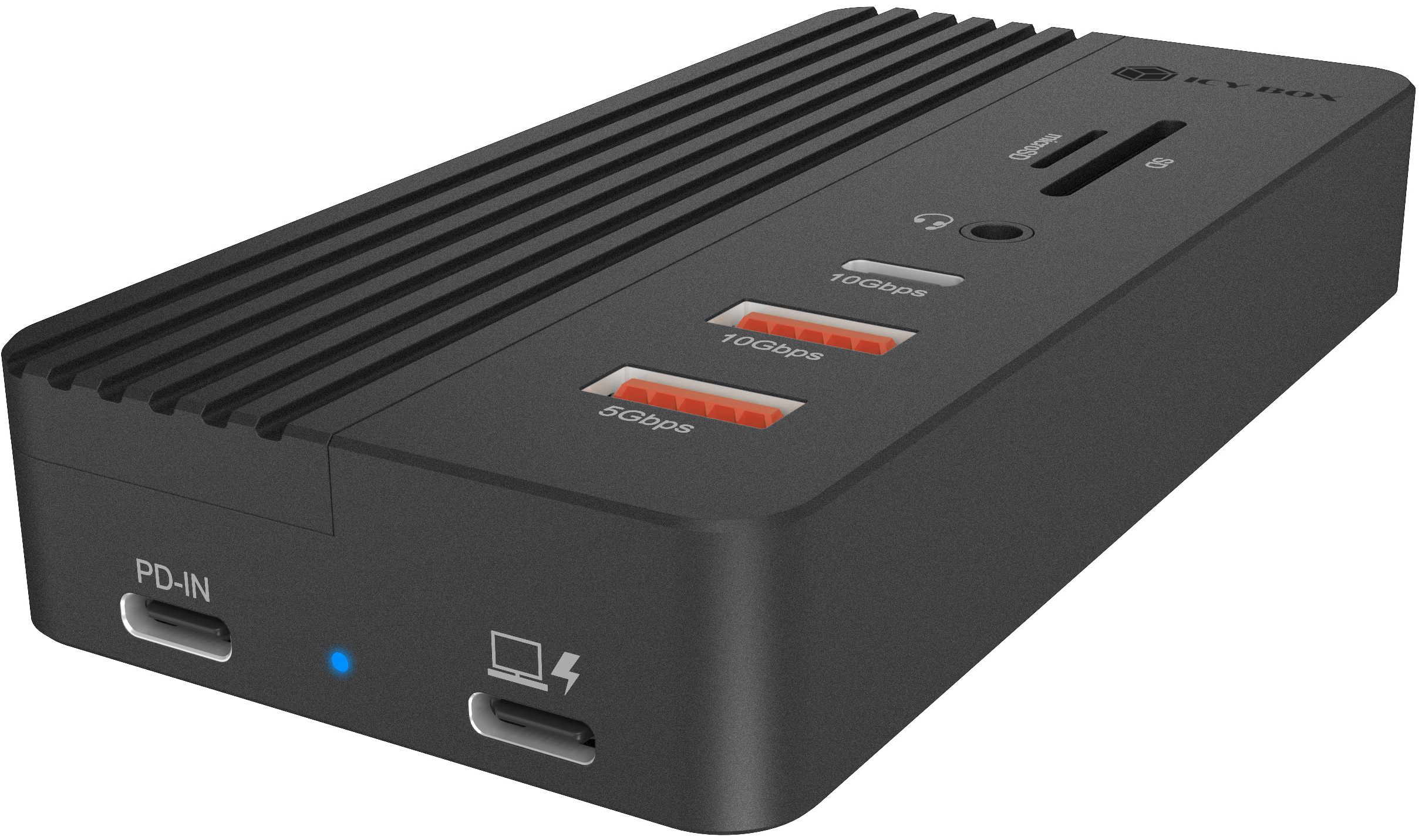 ICY BOX 10-in-1 DockingStation with IB-DK4072M-CU31 M.2 NVMe SSD bay
