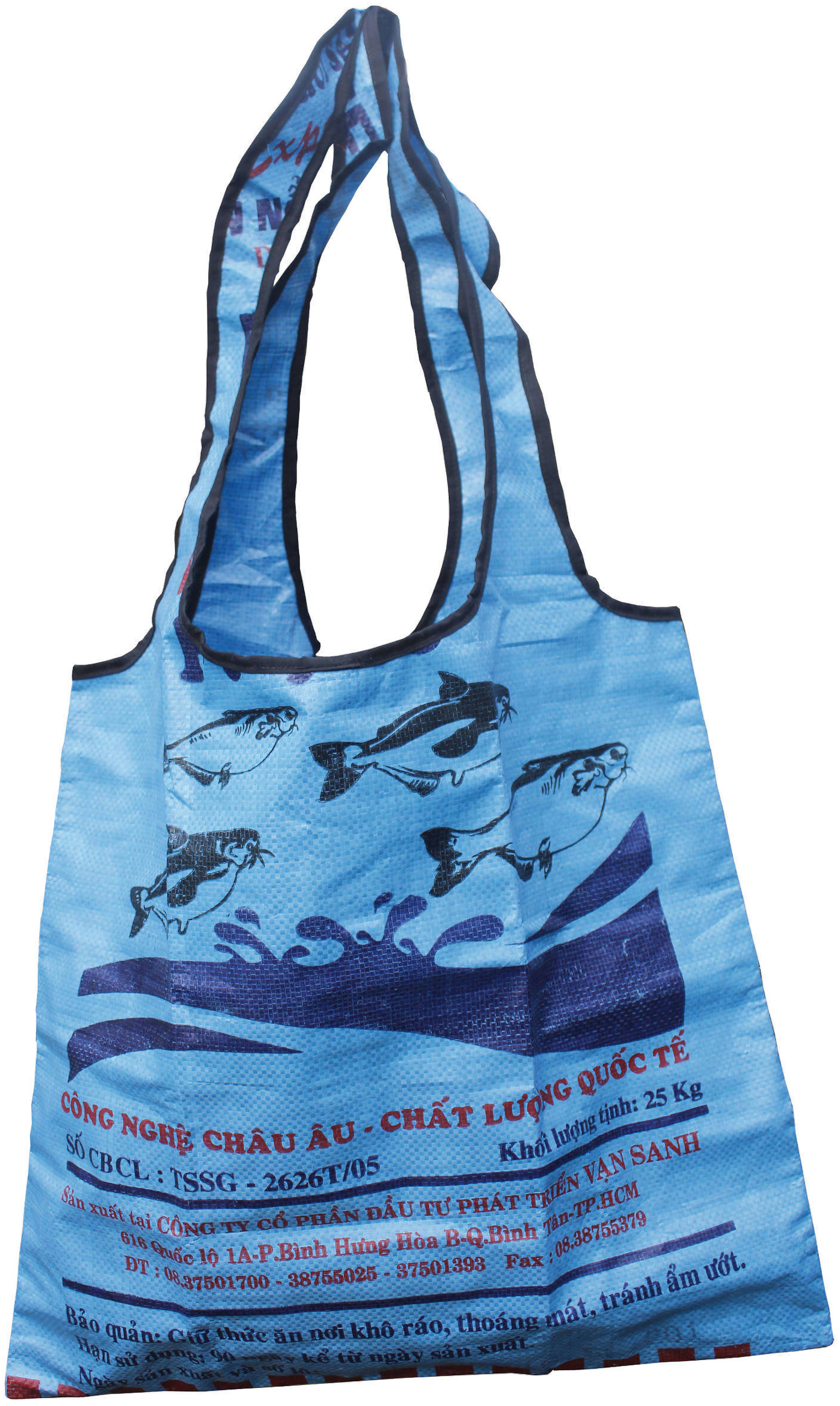 BEADBAGS Einkaufstasche Crispy Rice Ri43.12 hellblau 50x1x76cm