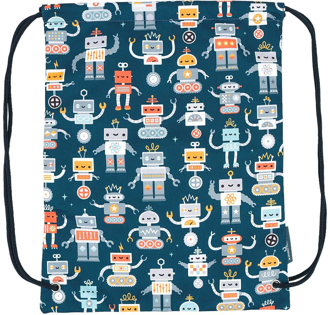 ALLC Turnbeutel 32x42cm DRROBU11 Robots