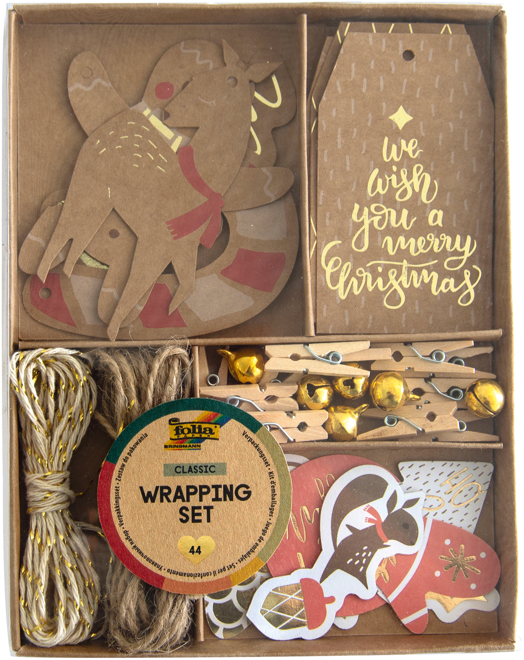 FOLIA Verpackungs Set 12120 Merry Christmas