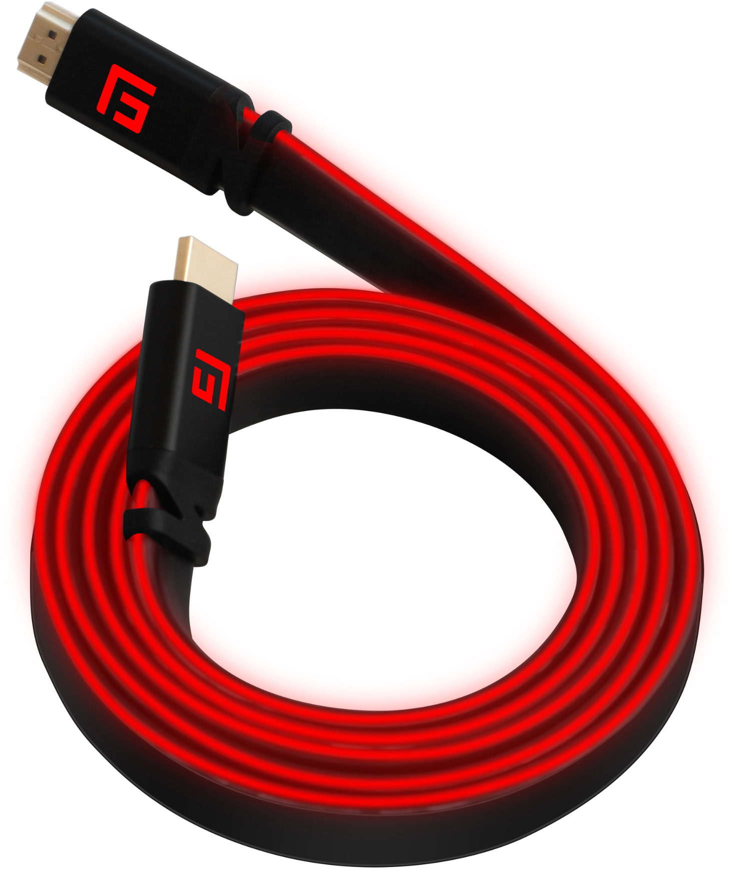 FLOAT GRIP High-Speed LED HDMI Cable FG-HDMILED-300-RED 3M, v2.1 Red FLOAT GRIP High-Speed LED HDMI Cable FG-HDMILED-300-RED 3M, v2.1 Red