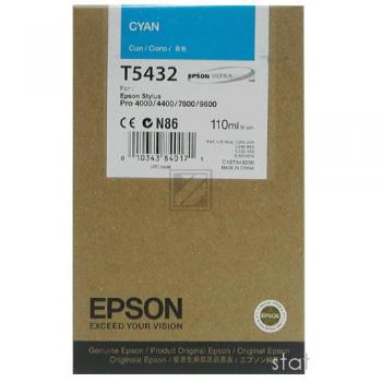 EPSON Tintenpatrone cyan T613200 Stylus Pro 4450 110ml EPSON Tintenpatrone cyan T613200 Stylus Pro 4450 110ml