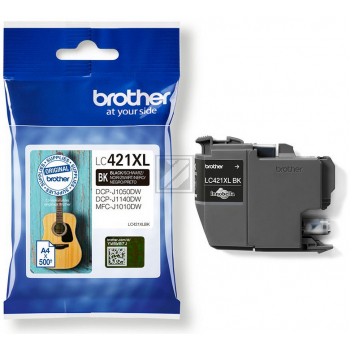 BROTHER Tintenpatrone HY schwarz LC-421XLBK DCP-J1050 500 Seiten BROTHER Tintenpatrone HY schwarz LC-421XLBK DCP-J1050 500 Seiten