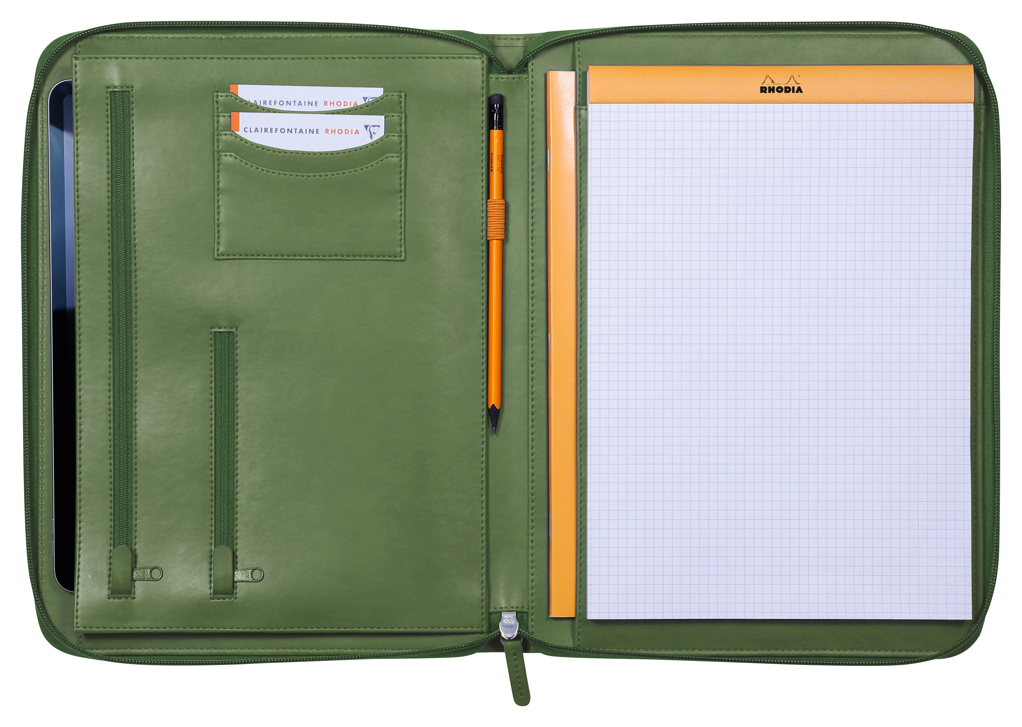 RHODIA Konferenzmappe A4 168118C salbei