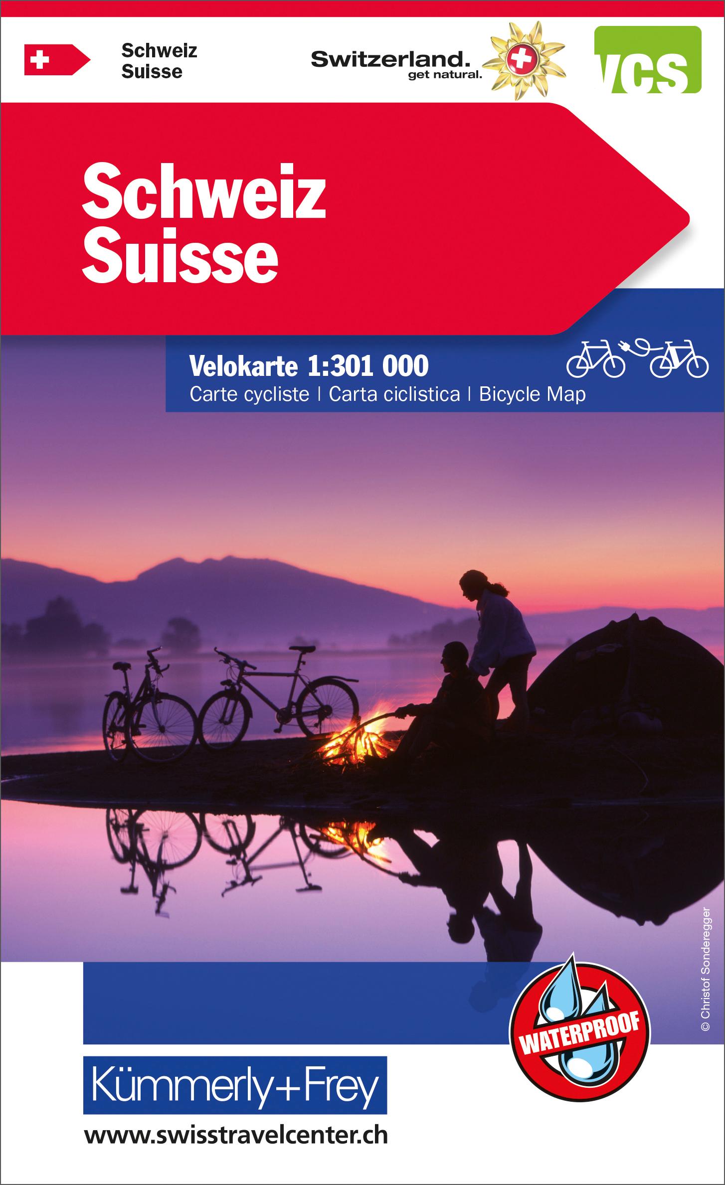 KÜMMERLY+FREY Velokarte 325902400 Velokarte Schweiz 1:301'000 KÜMMERLY+FREY Velokarte 325902400 Velokarte Schweiz 1:301'000