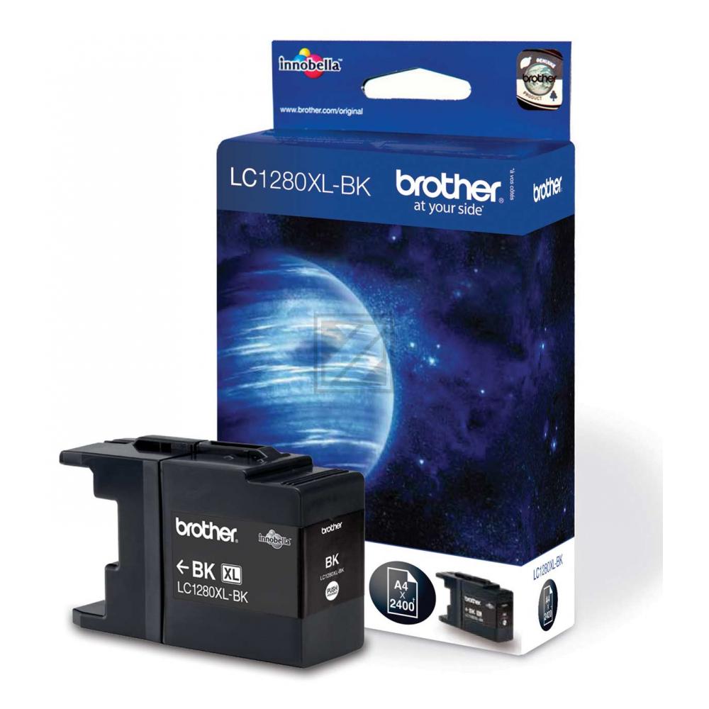 BROTHER Tintenpatrone HY schwarz LC-1280BK MFC-J6510DW 2400 Seiten BROTHER Tintenpatrone HY schwarz LC-1280BK MFC-J6510DW 2400 Seiten