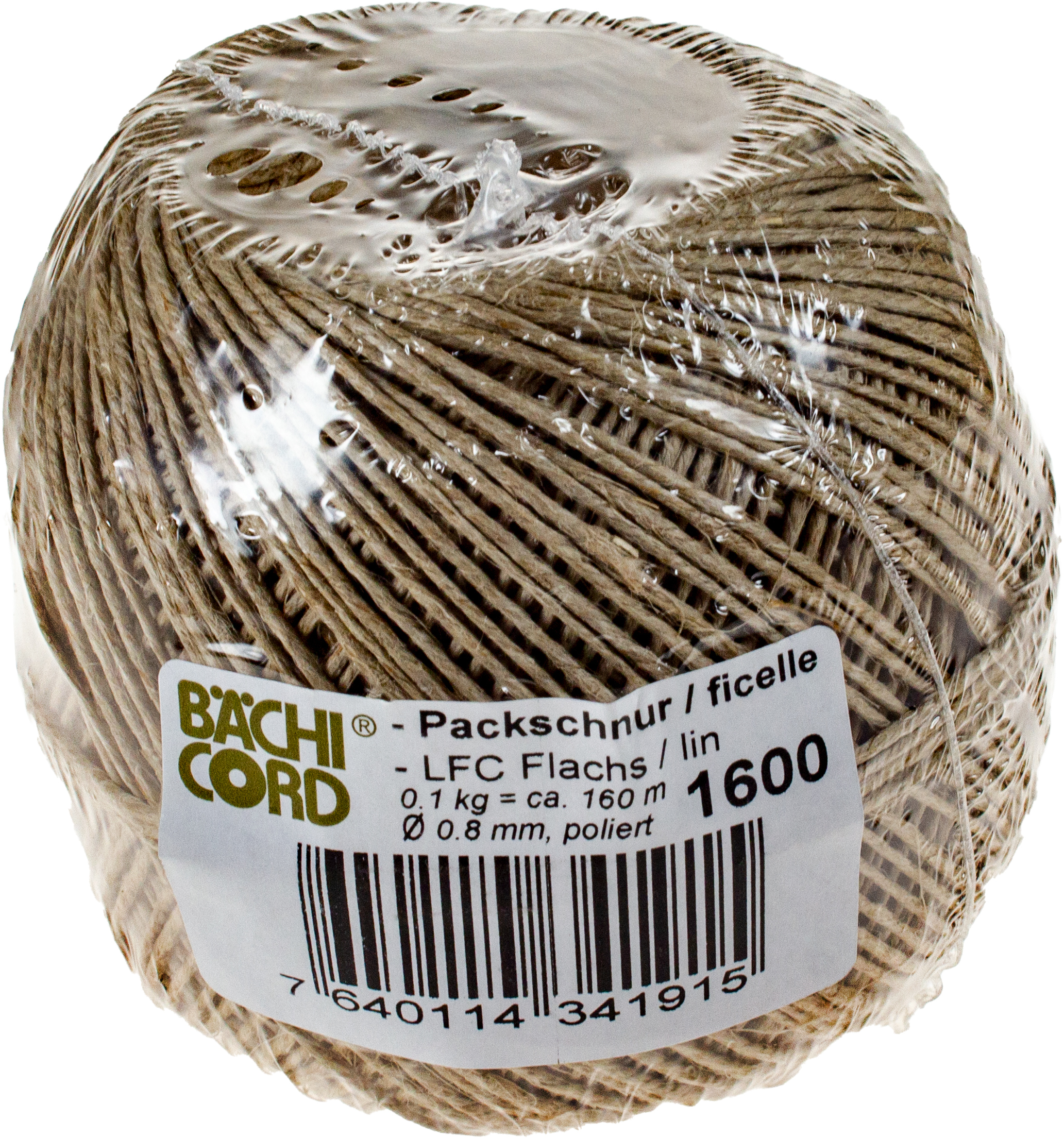 BAECHI Packschnur LFC poliert 541016011 160m, 100g 0,8mm