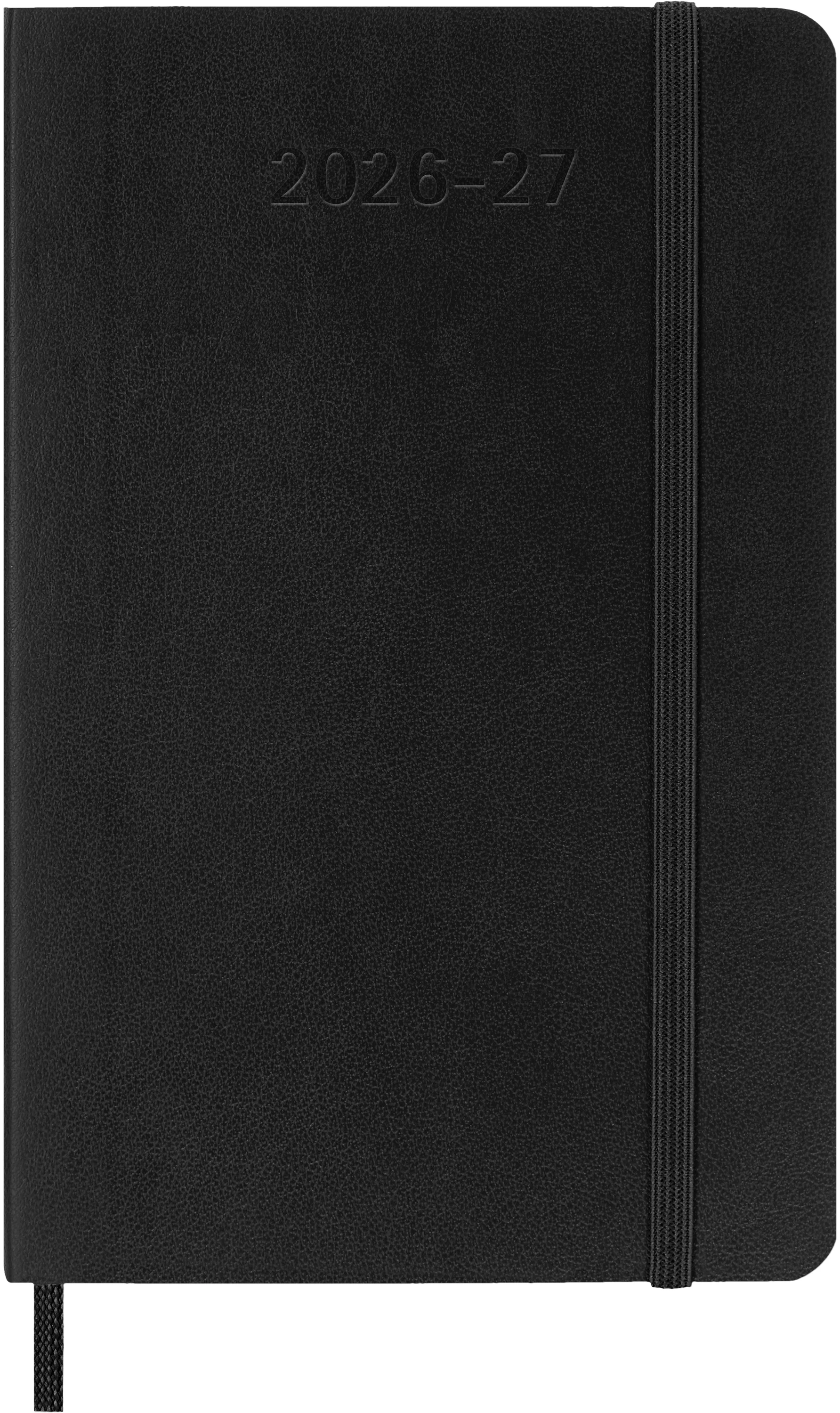 MOLESKINE Wochen-Notizkalender 26/27 DSB18WN2Y27 18M liniert SC schwarz 9x14cm