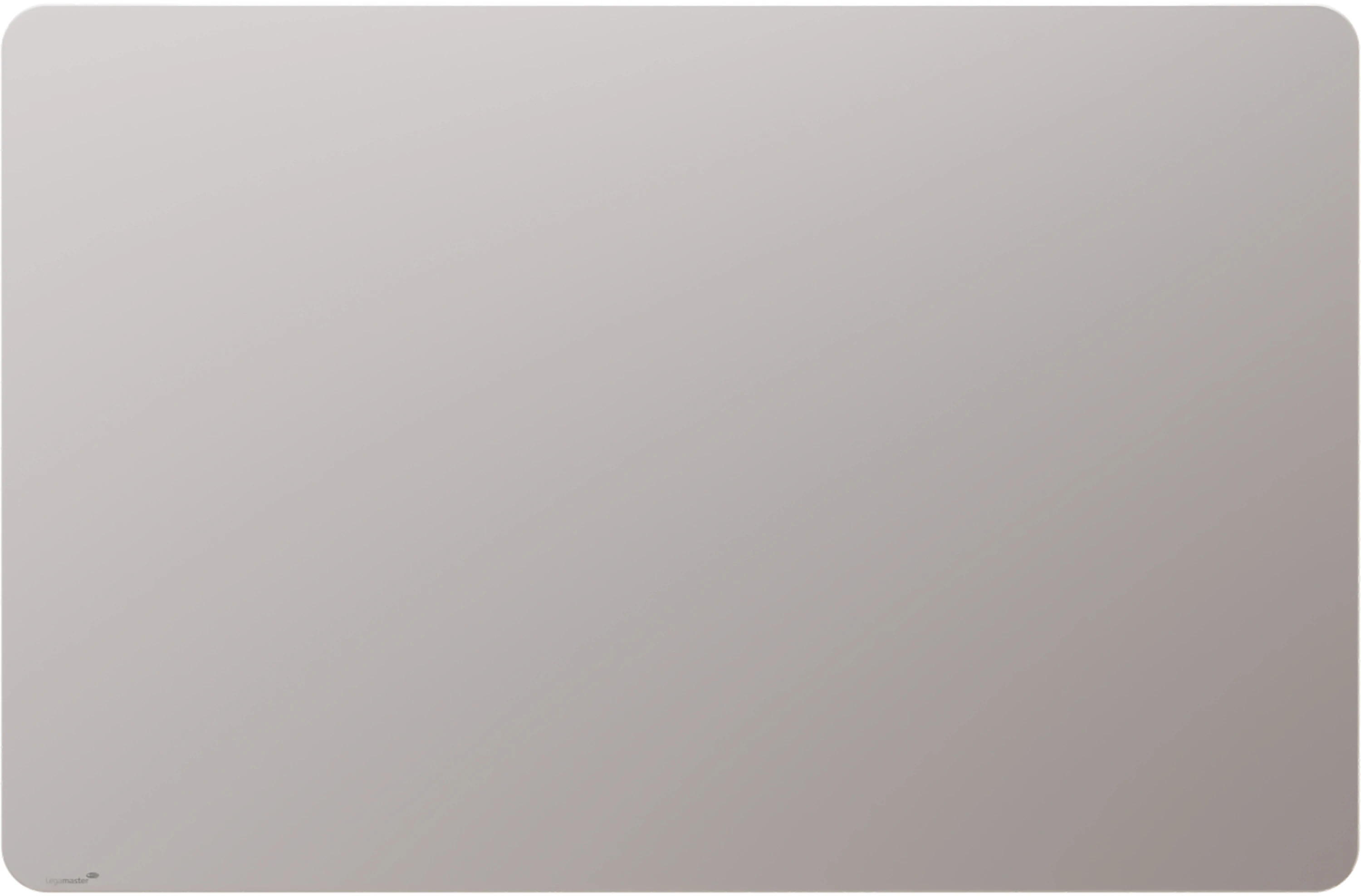 LEGAMASTER Glasboard 100x150cm 7-104263 matt, Warm Grey runde Ecken