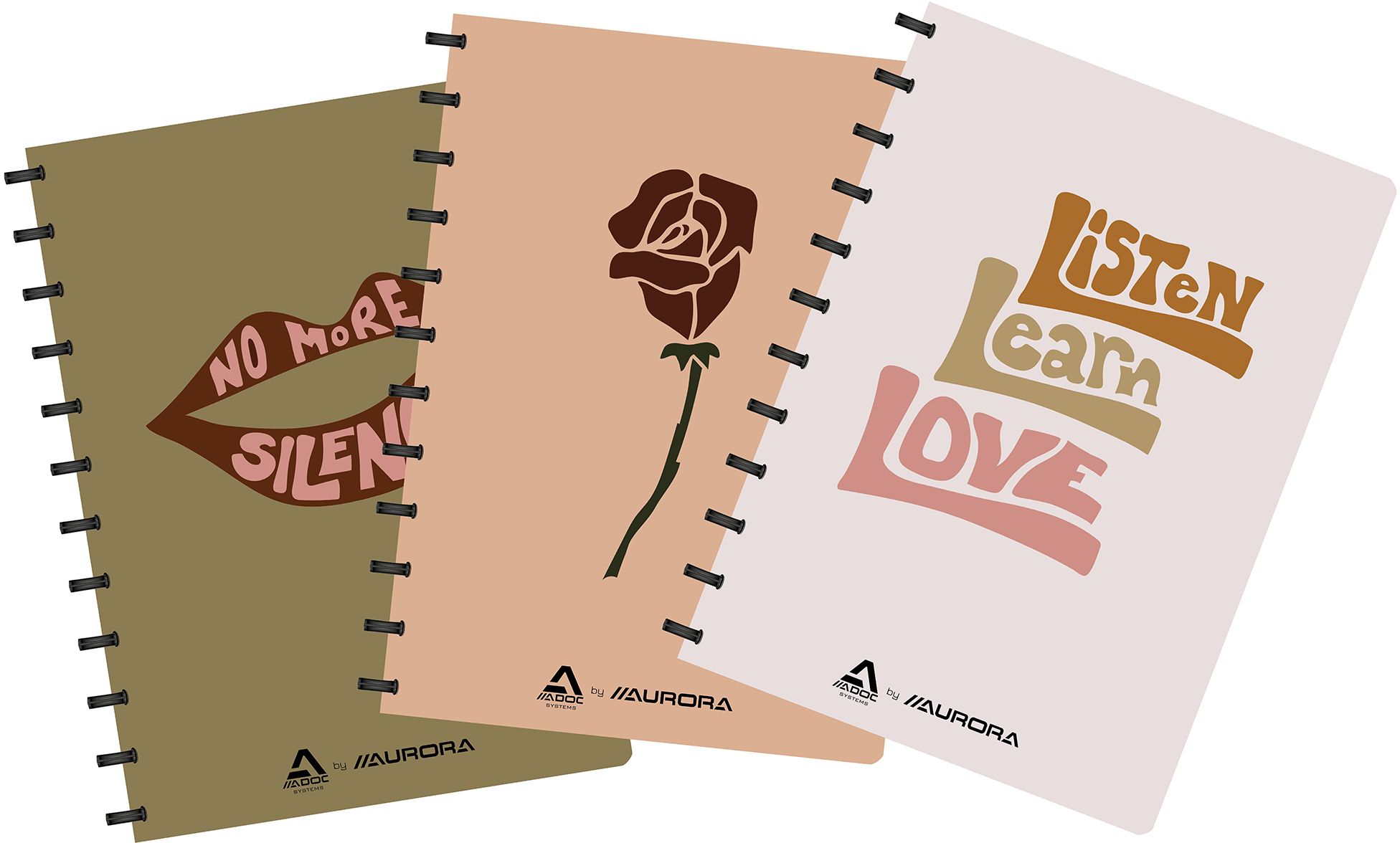 ADOC Ringbuch A4 6011.25 assortiert, liniert 144 Seiten