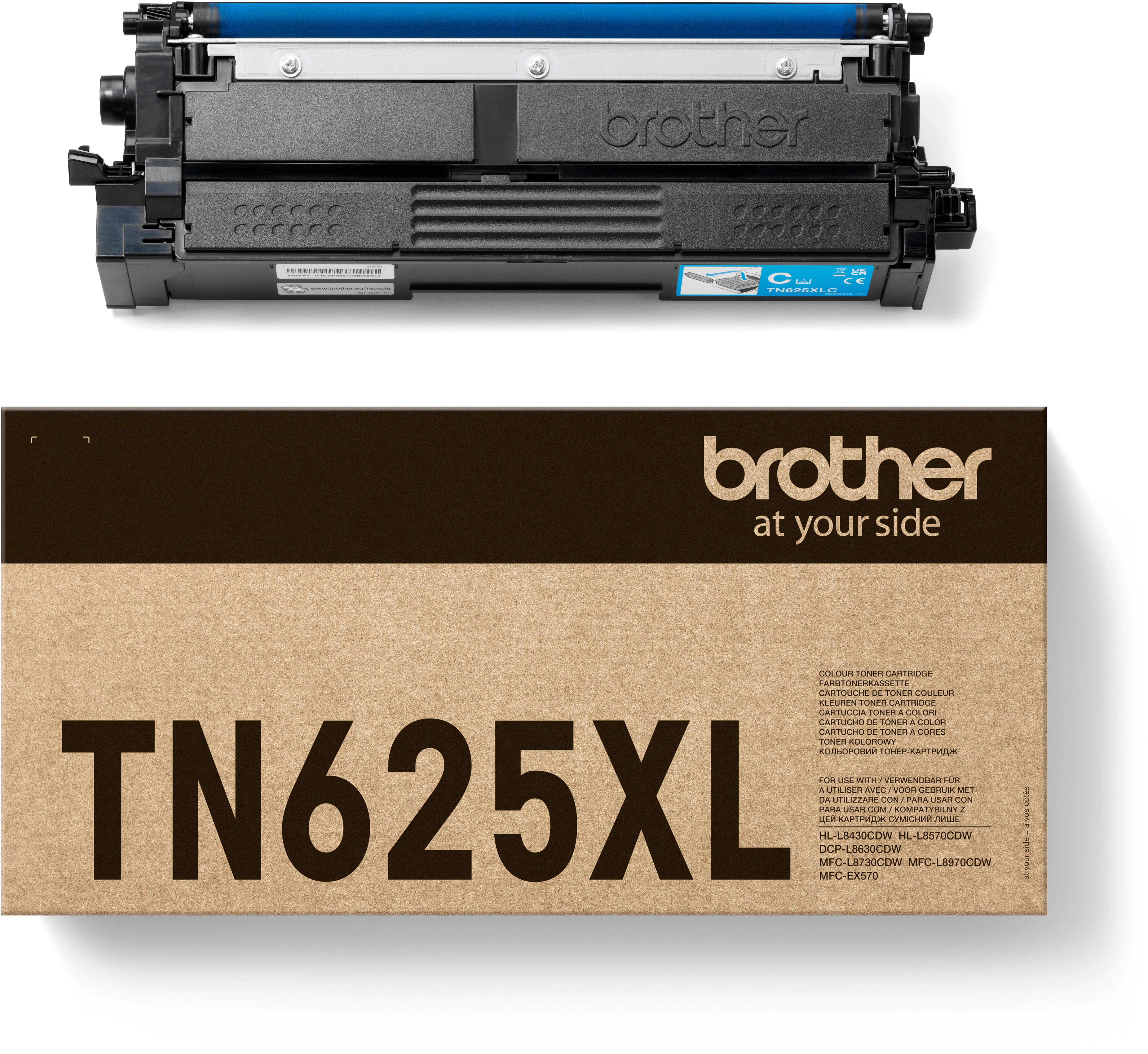BROTHER Toner HY cyan TN-625XLC DCP-L8630CDWC1 4500 Seiten