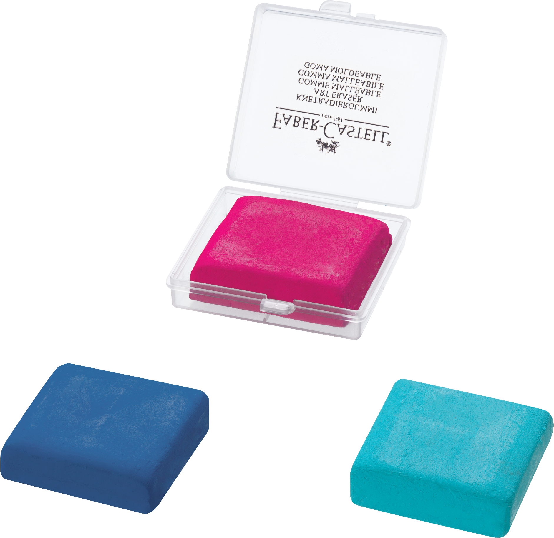 FABER-CASTELL Radierer Art Eraser 127124 farbig assortiert