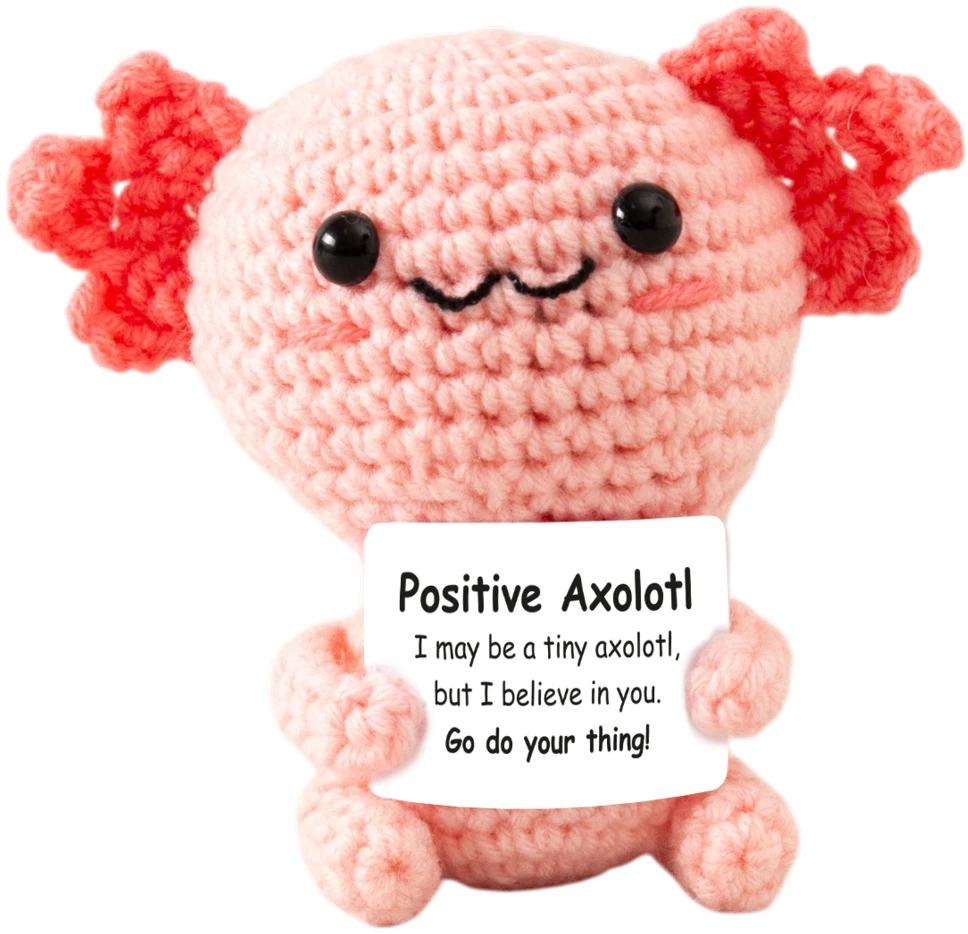 I AM CREATIVE Positive Axolotl 9cm 1000-2572 rosa