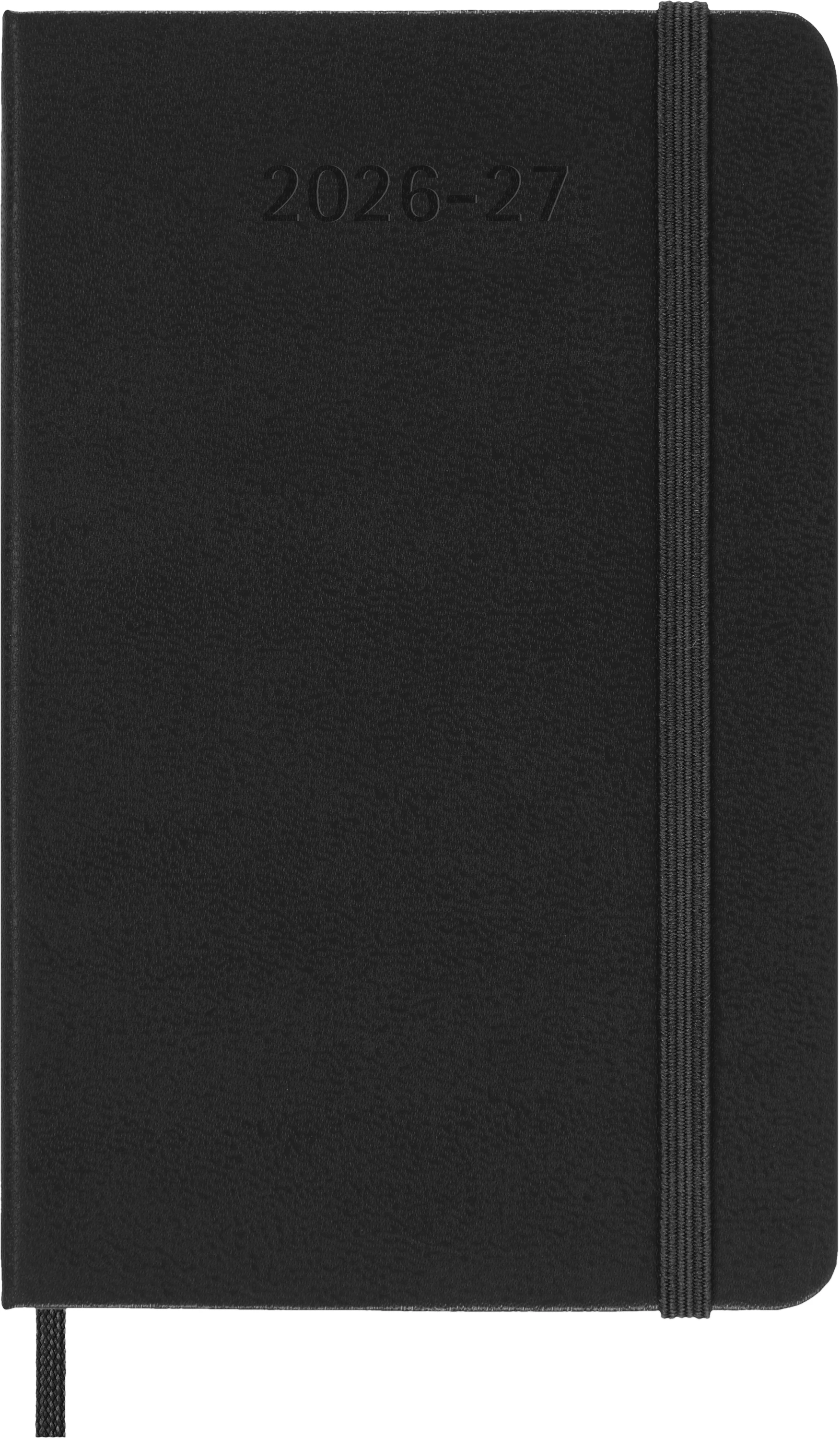 MOLESKINE Wochenkalender 26/27 DHB18WH2Y27 18M HC schwarz 9x14cm