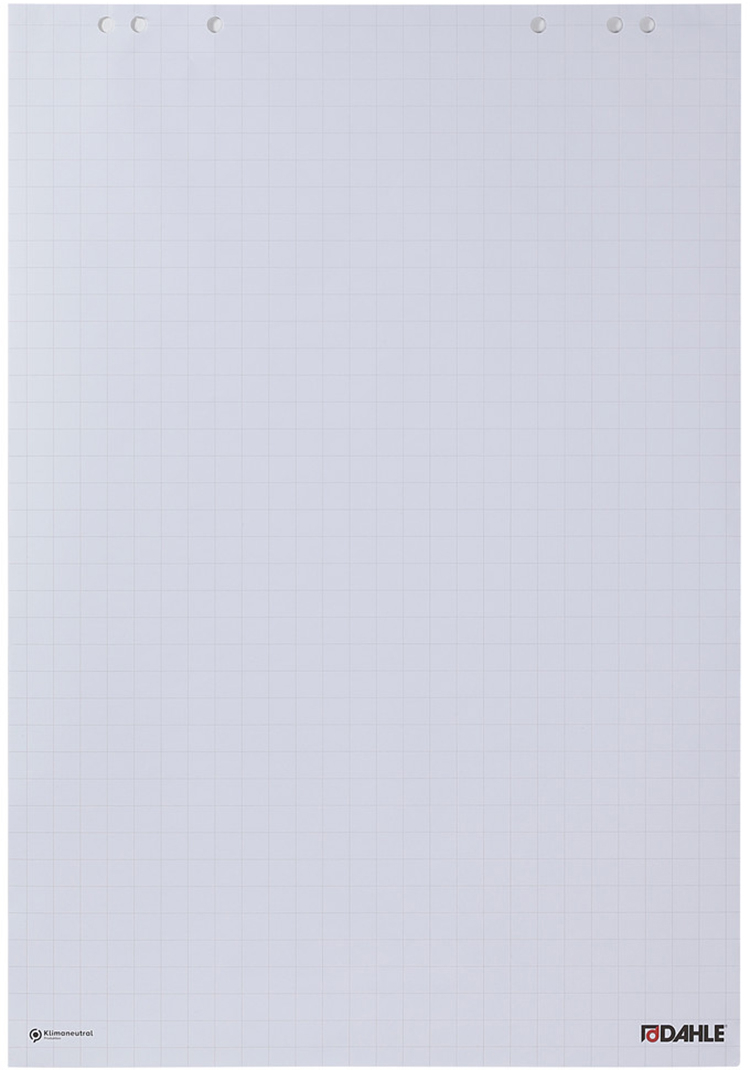 DAHLE Flipchart-Block 68x99cm 95037-20978 kariert, 25mm PEFC 5 Stück