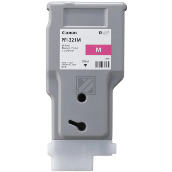 CANON Tintenpatrone magenta PFI-321M iPF TM 255/350/355 300ml CANON Tintenpatrone magenta PFI-321M iPF TM 255/350/355 300ml