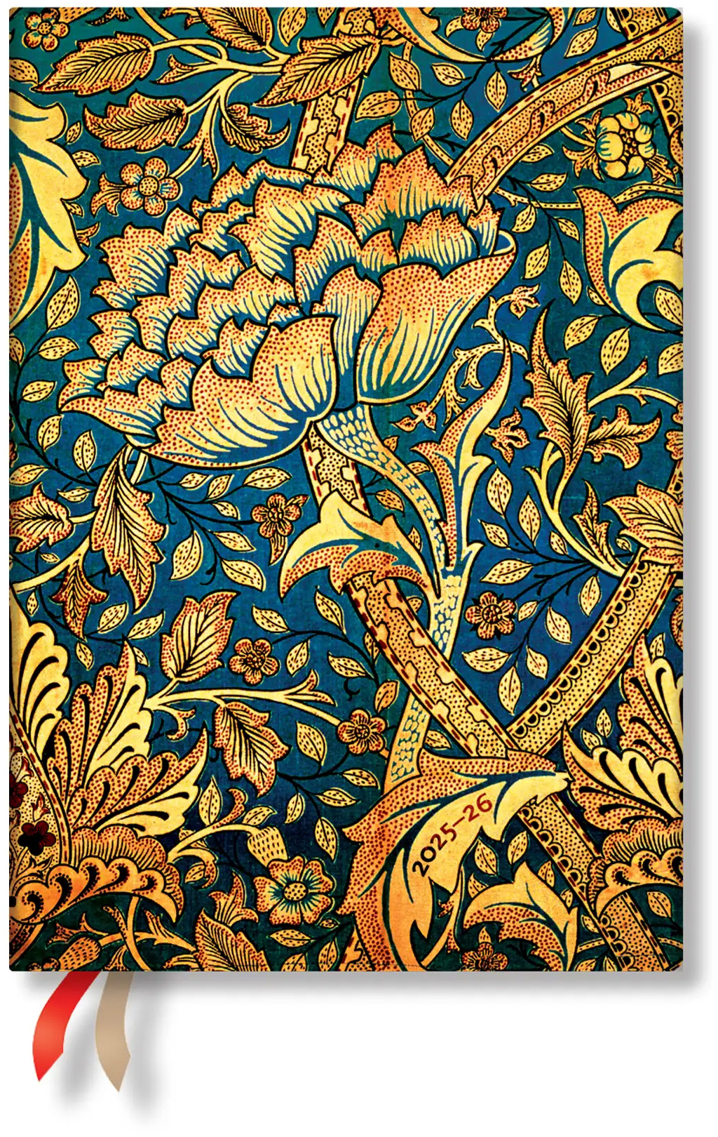 PAPERBLANKS Agenda Morris Danse Midi 25/26 DF0868-3 1W/2S 13M FR HOR HC 13x18cm