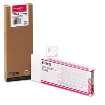 EPSON Tintenpatrone vivid magenta T606300 Stylus Pro 4880 220ml EPSON Tintenpatrone vivid magenta T606300 Stylus Pro 4880 220ml