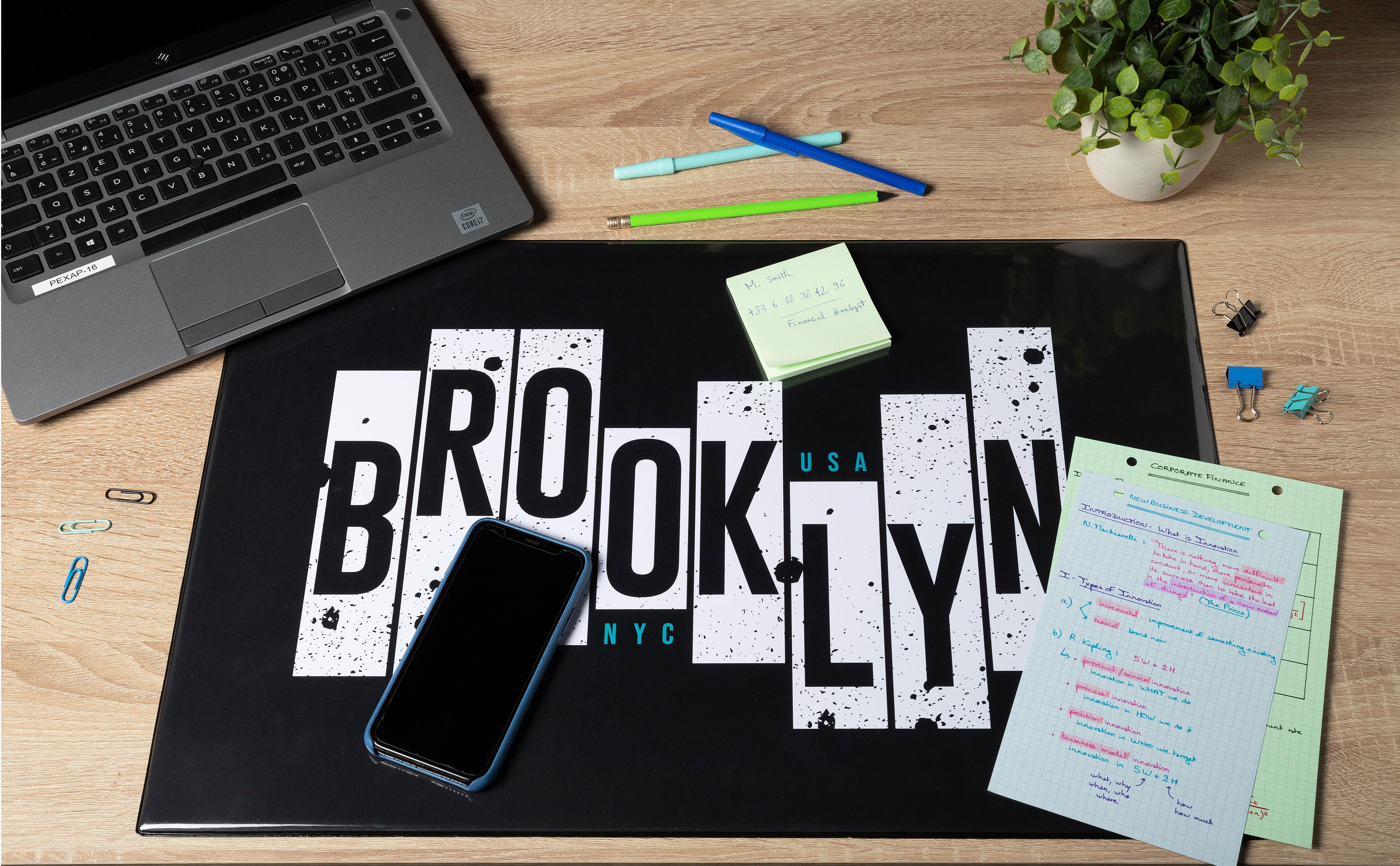 EXACOMPTA Schreibunterlage 37.5x57.5cm 29793E Brooklyn