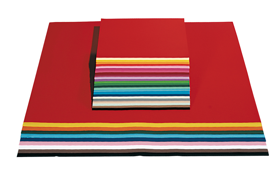 FOLIA Fotokarton A4 614/50 90 300g, schwarz 50 Blatt