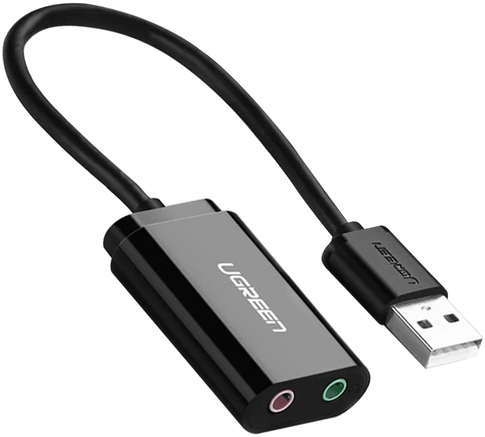UGREEN External Sound Adapter 30724 USB 2.0,Black