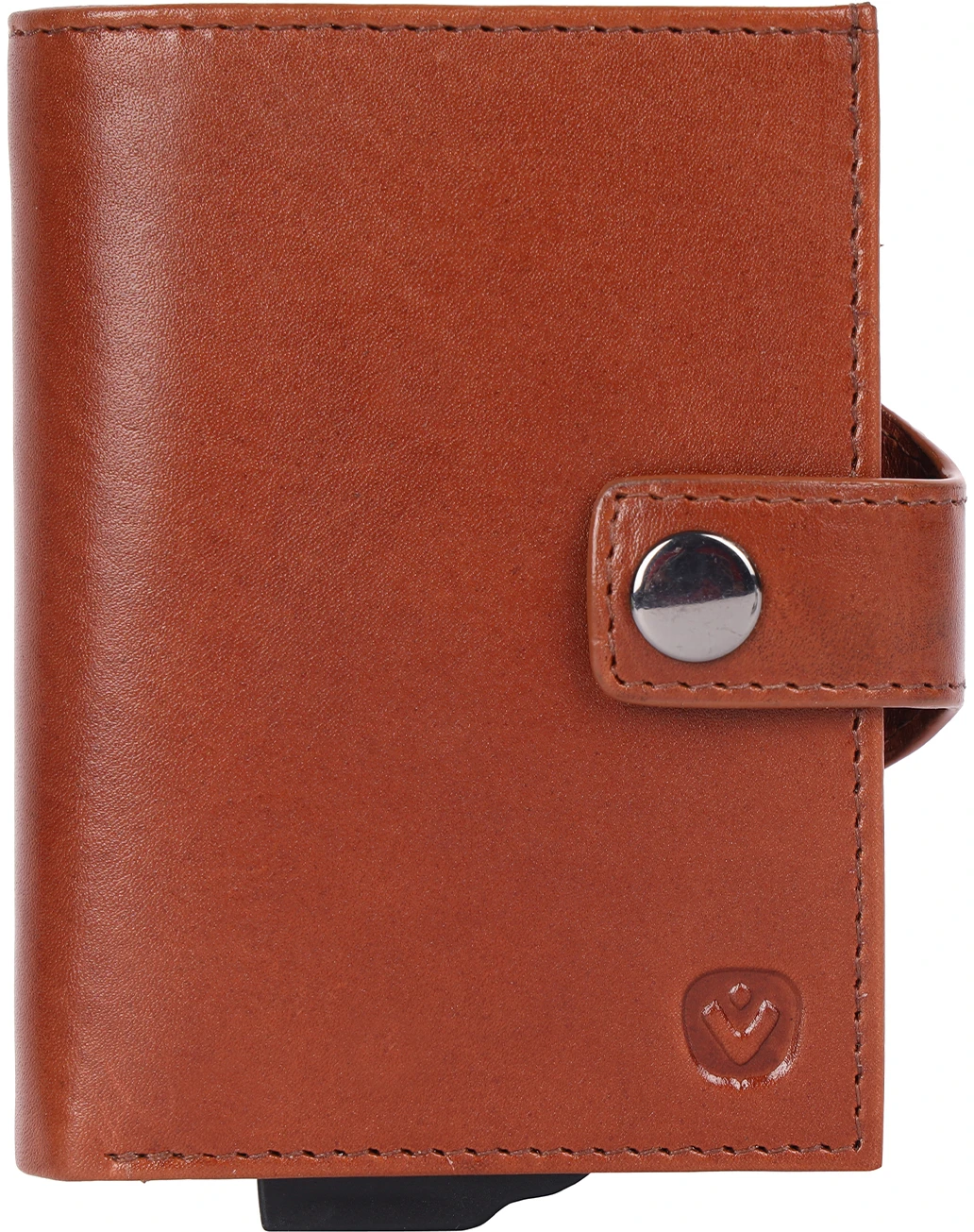 VALENTA Card Case Plus Wallet Luxe 588669 Cognac