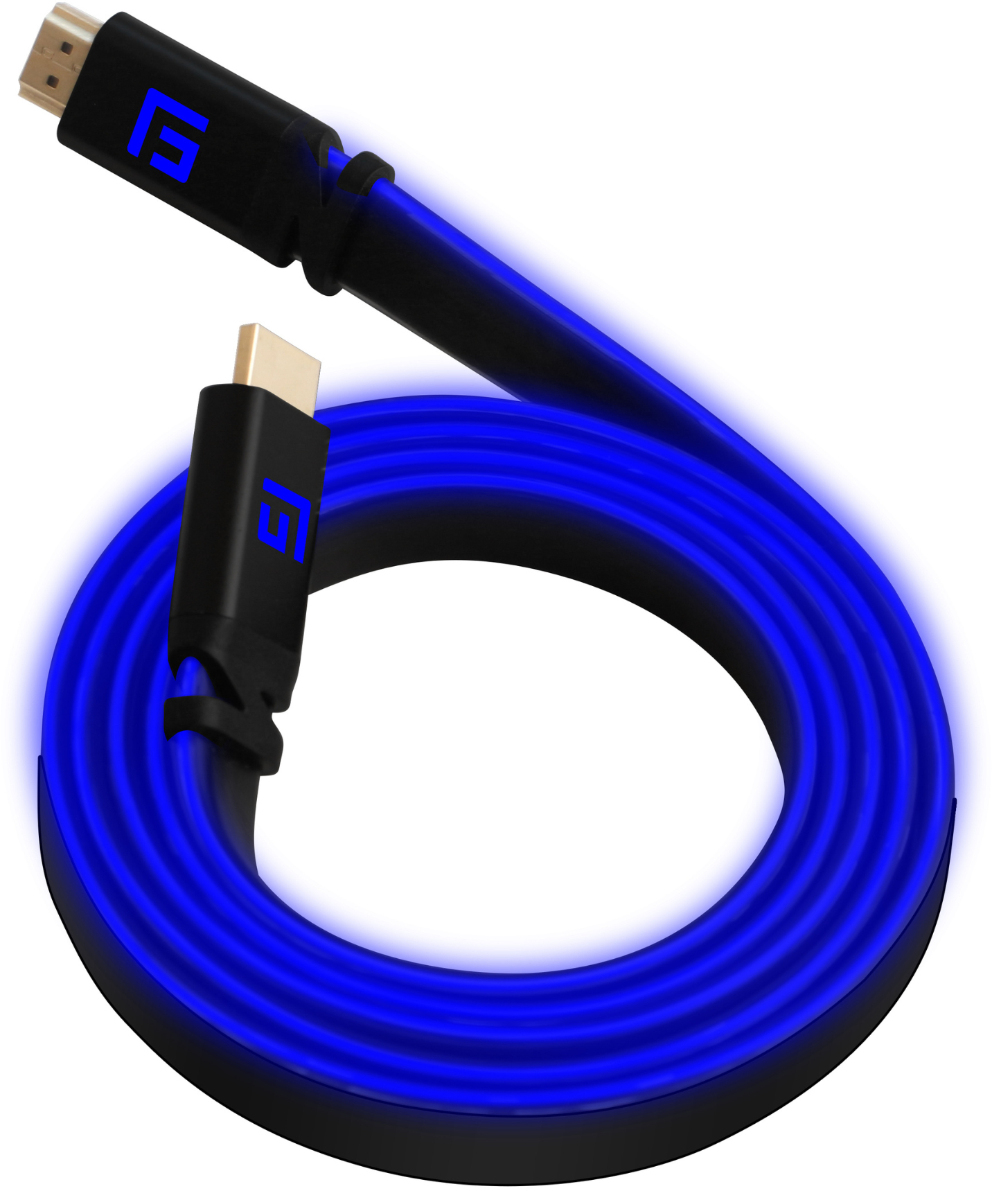 FLOAT GRIP High-Speed LED HDMI Cable FG-HDMILED-300-BLUE 3M, v2.1 Blue FLOAT GRIP High-Speed LED HDMI Cable FG-HDMILED-300-BLUE 3M, v2.1 Blue