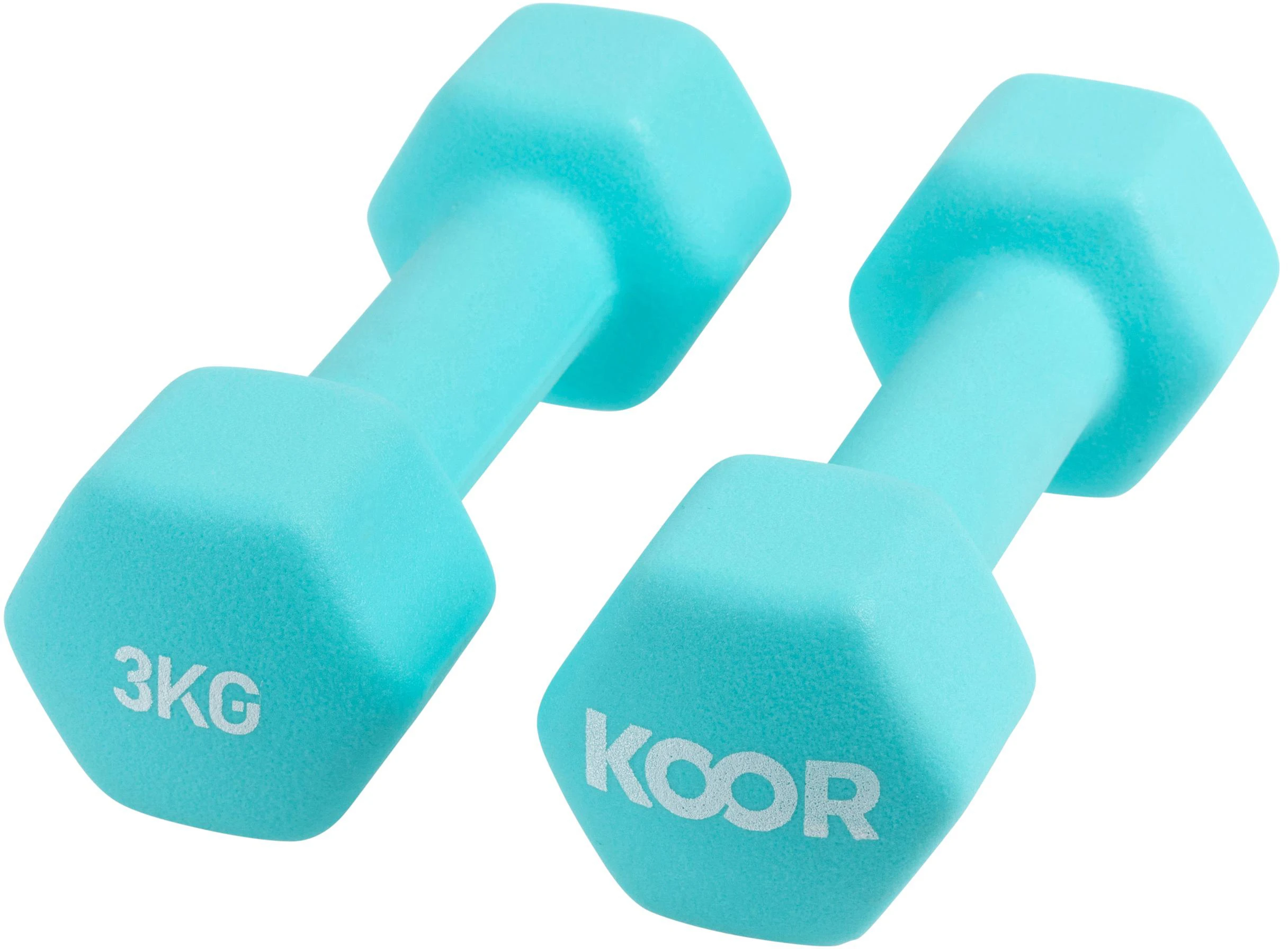 KOOR Kurzhantel Set 3kg F00913 blau 2 Stück