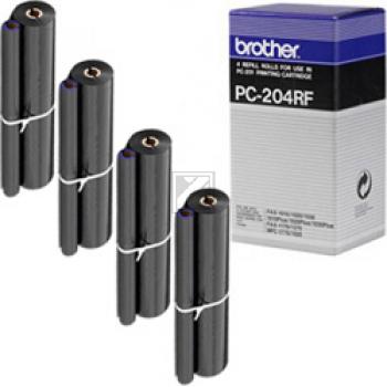 BROTHER Refill Filmrollen PC-204RF Fax-1010 4 Rollen