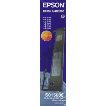 EPSON Farbband Nylon schwarz S015086 FX 2170 12 Mio.Z. EPSON Farbband Nylon schwarz S015086 FX 2170 12 Mio.Z.