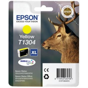 EPSON Tintenpatrone yellow T130440 Stylus SX525WD 10.1ml EPSON Tintenpatrone yellow T130440 Stylus SX525WD 10.1ml