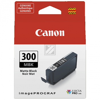 CANON Tintenpatrone matte schwarz PFI-300MBK iPF PRO-300 14.4ml CANON Tintenpatrone matte schwarz PFI-300MBK iPF PRO-300 14.4ml