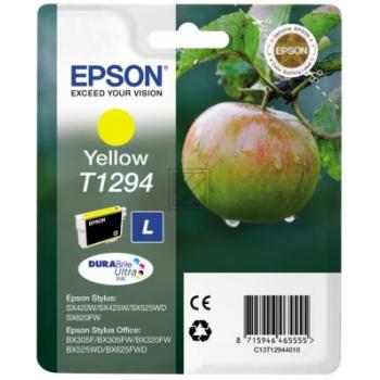 EPSON Tintenpatrone yellow T129440 Stylus SX420W 7.0ml EPSON Tintenpatrone yellow T129440 Stylus SX420W 7.0ml