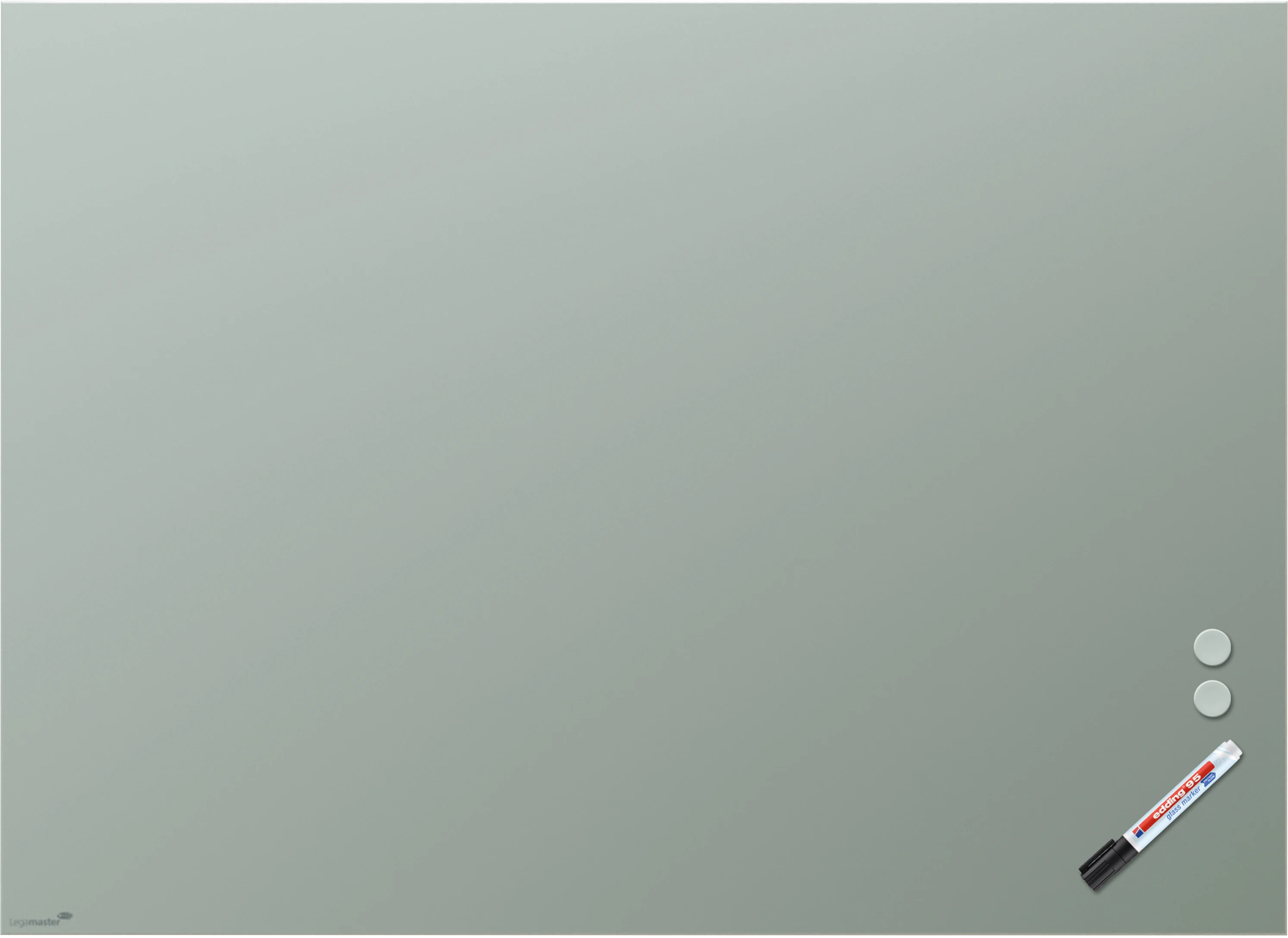 LEGAMASTER Glasboard 90x120cm 7-104054 matt, Sage Green