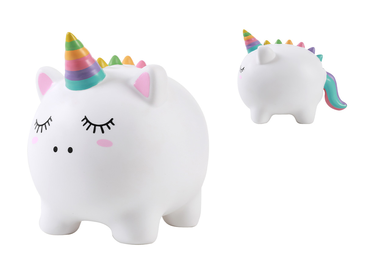 I-TOTAL Sparkasse 18x15x15.5cm XL2498 Unicorn