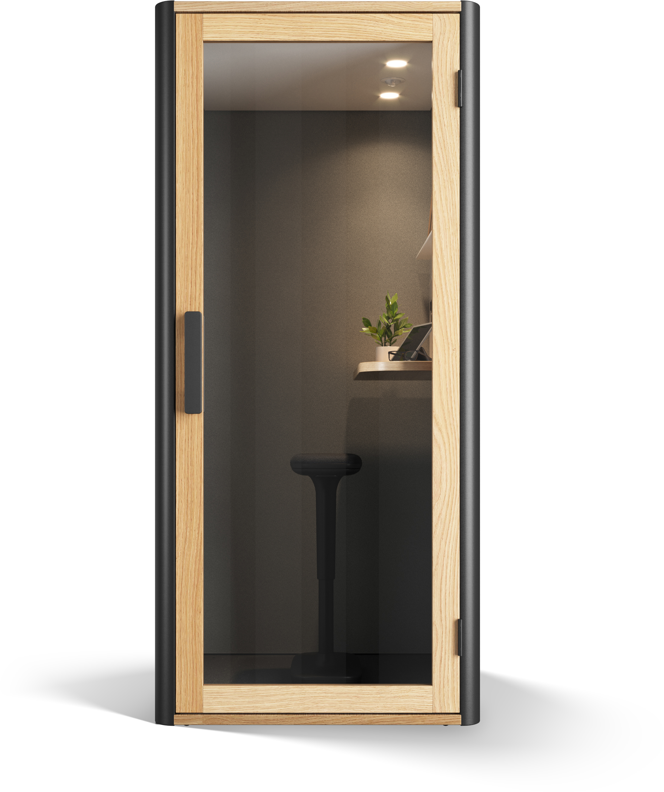 BOSSE Raumlösung BOSSOLINO HB21-1002-99 Holz, schwarz 214x98x98cm