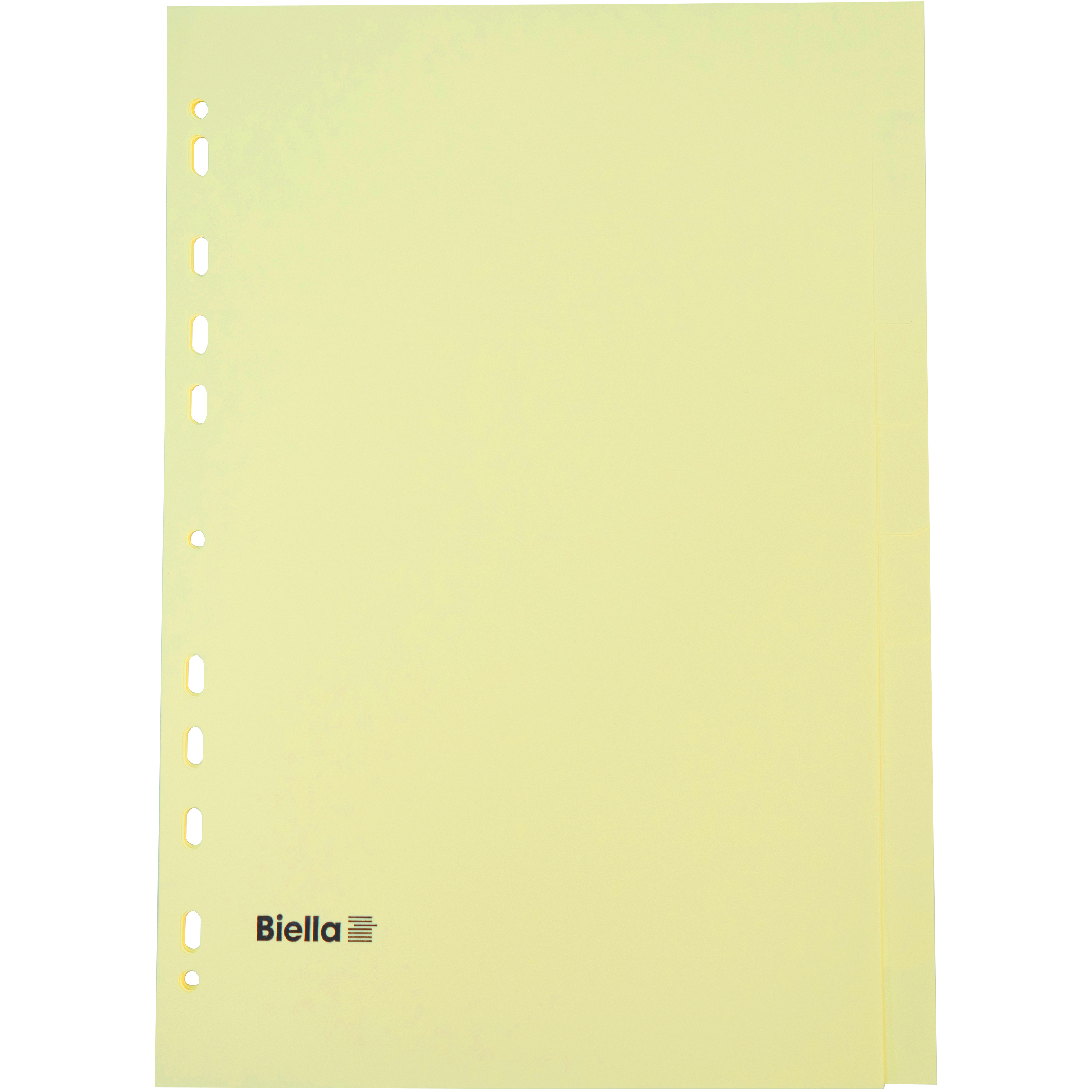 BIELLA Kartonregister A4 19641000U gelb 10-teilig