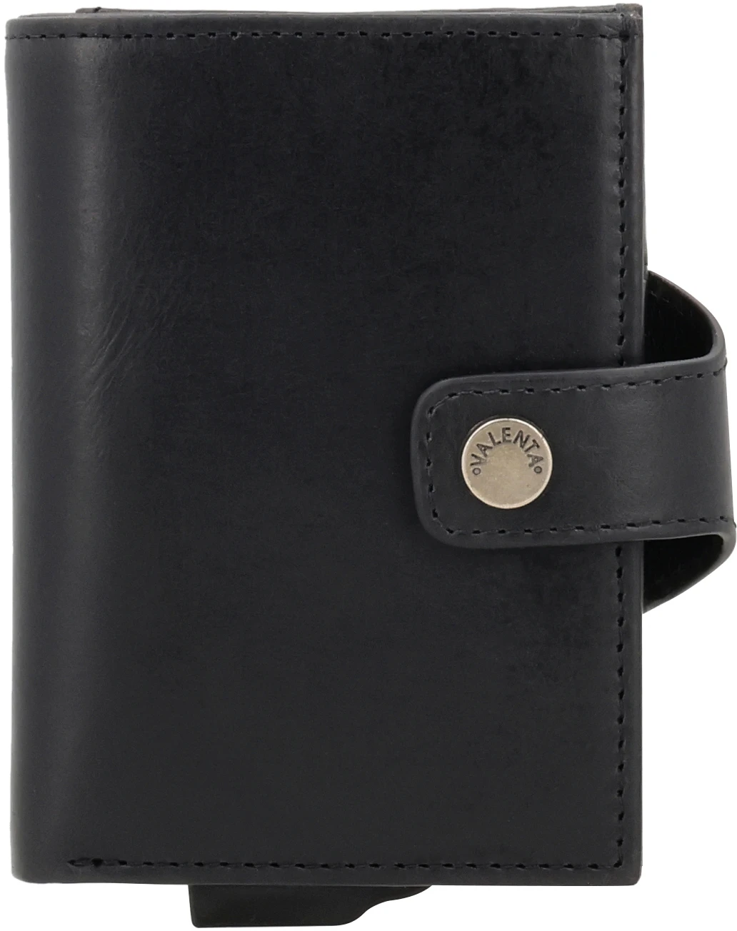 VALENTA Card Case Plus Wallet Luxe 588447 Black