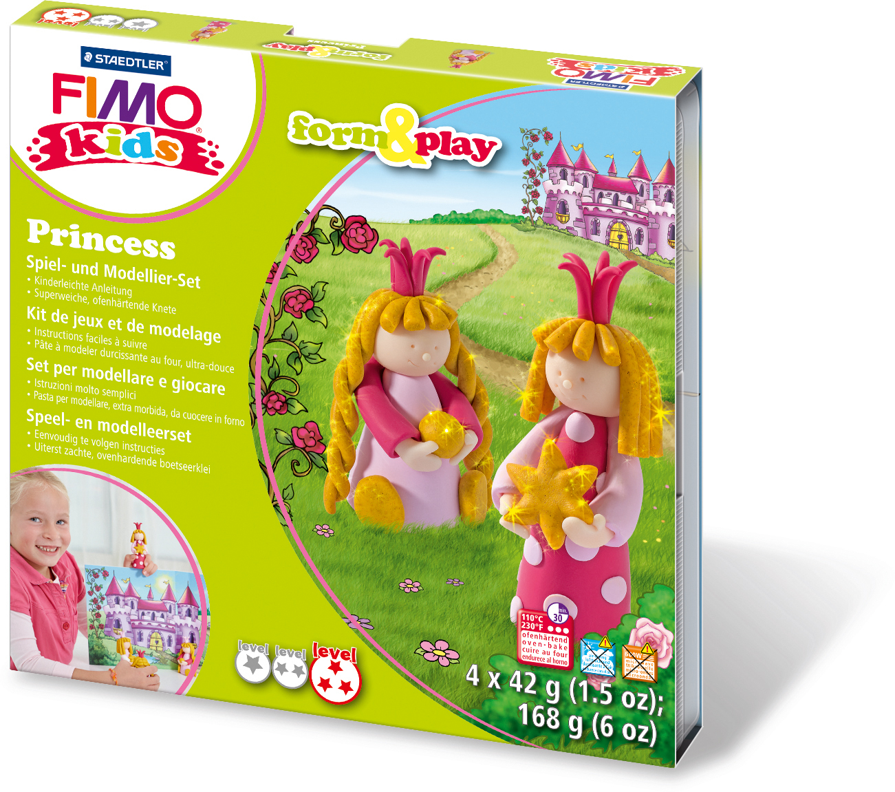 FIMO form&play 4x42g 803406LY Set Princess