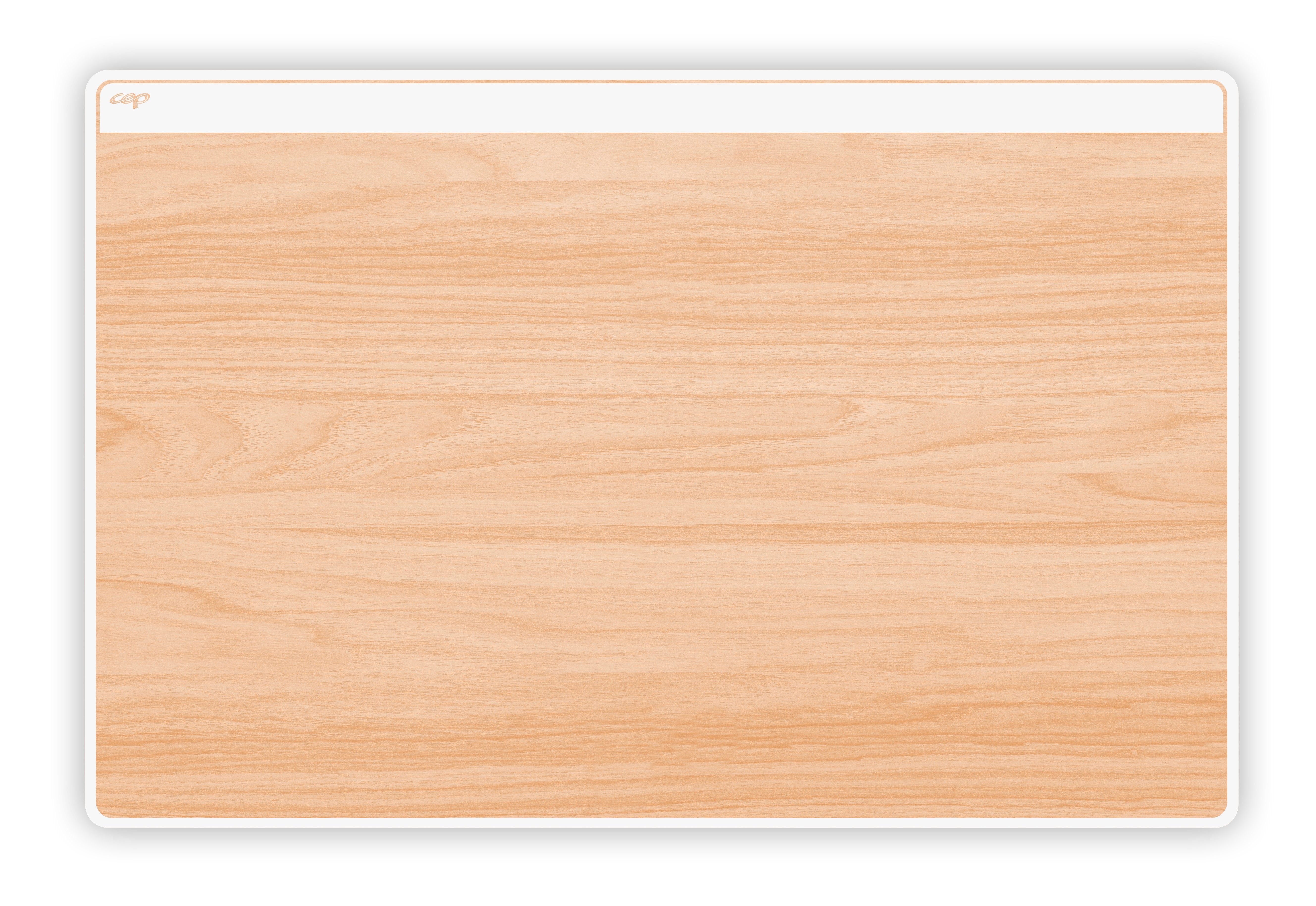 CEP Schreibunterlage 58.5x38.5cm 1008001021 weiss/buche