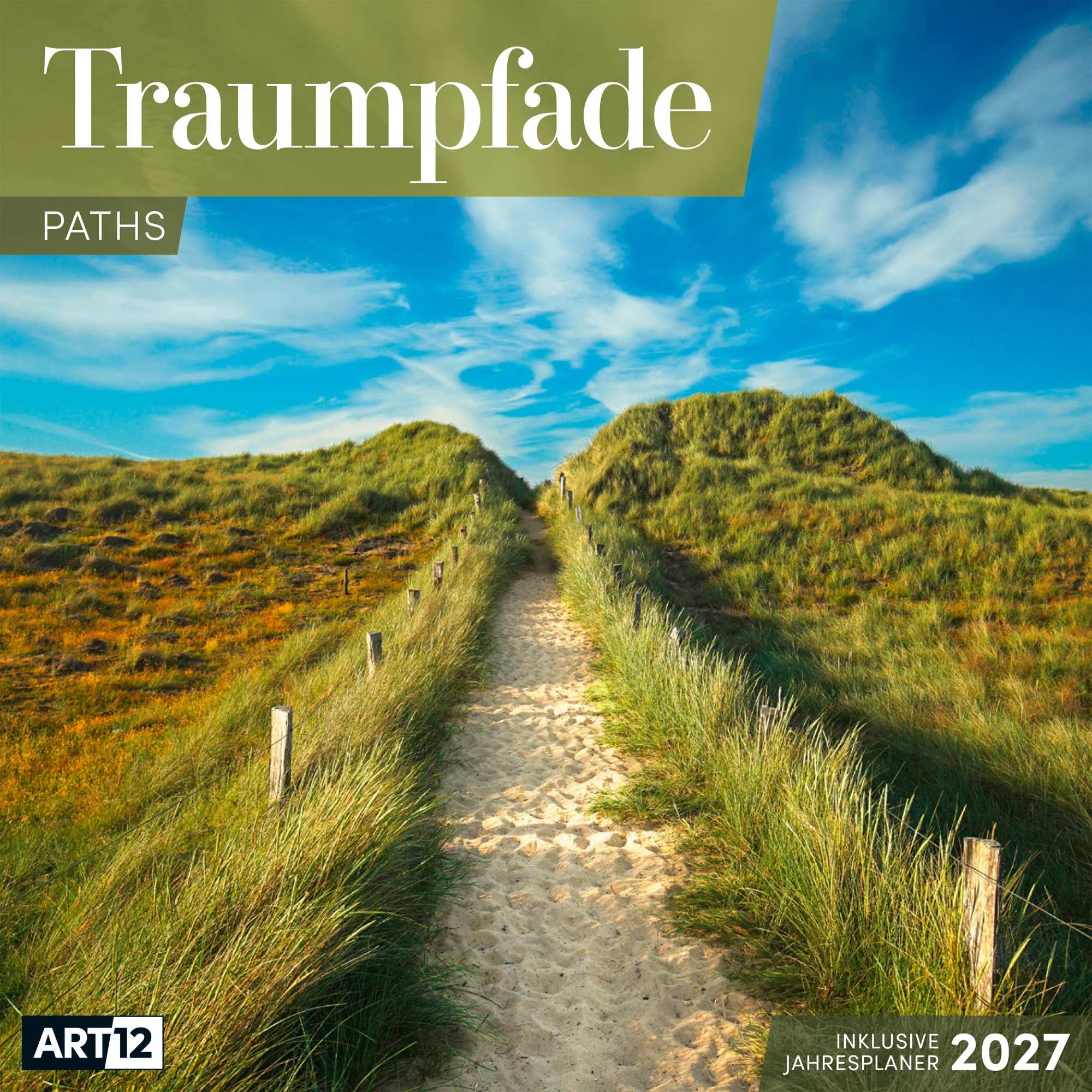 ACKERMANN Bildkalender 2027 4704 Traumpfade ML 30x30cm