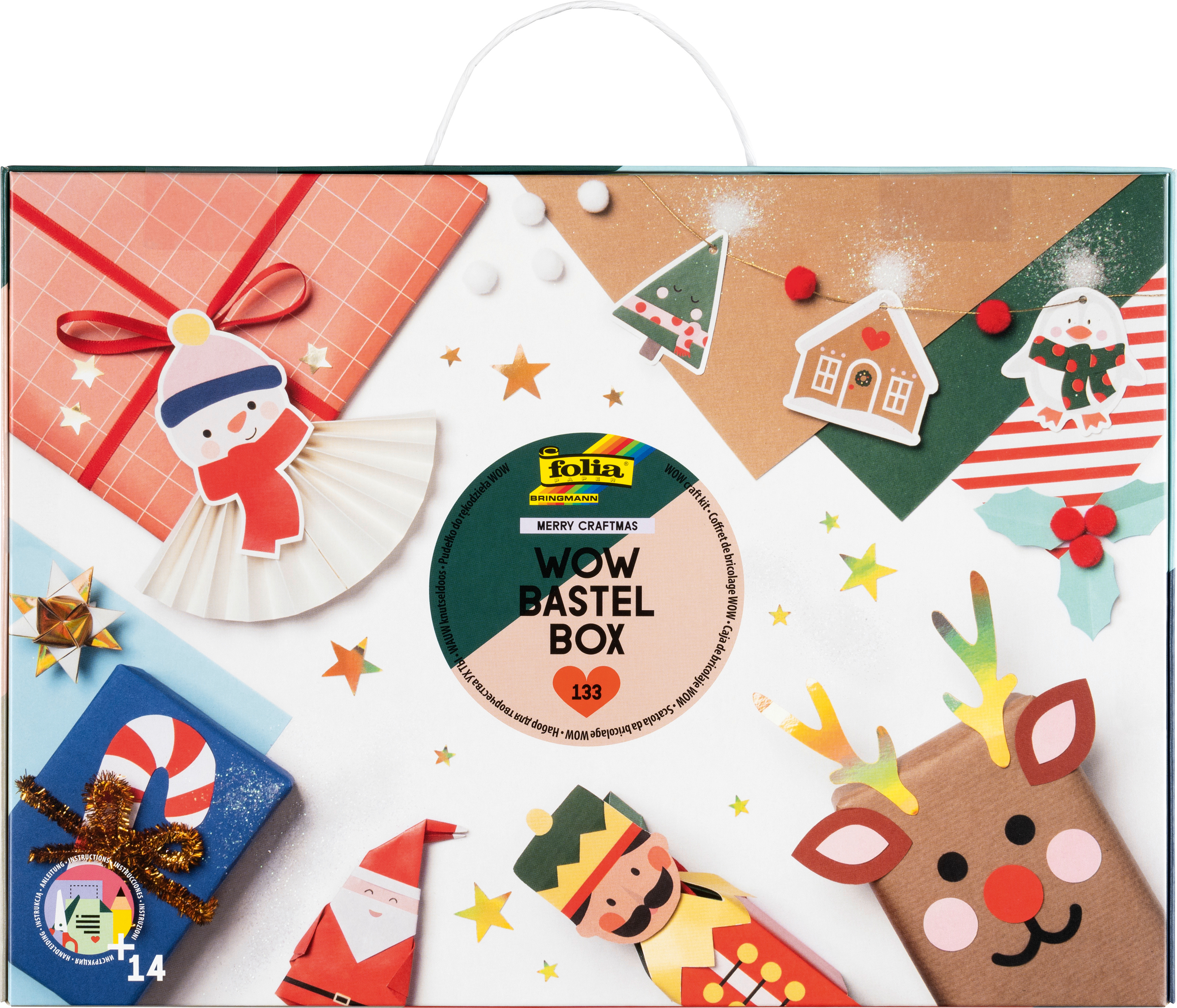 FOLIA WOW Bastel Box 923 MERRY CRAFTMAS