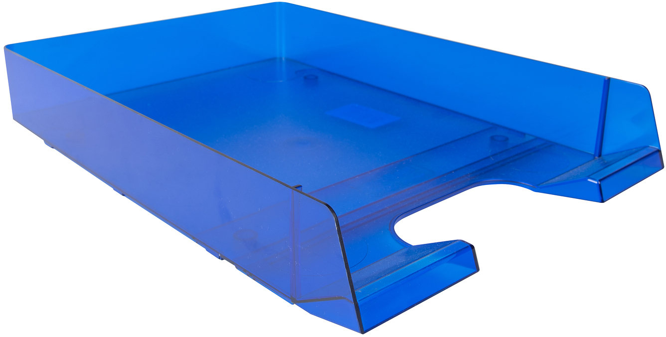 BIELLA Briefablage Parat-Plast A4/C4 30540105U blau transparent