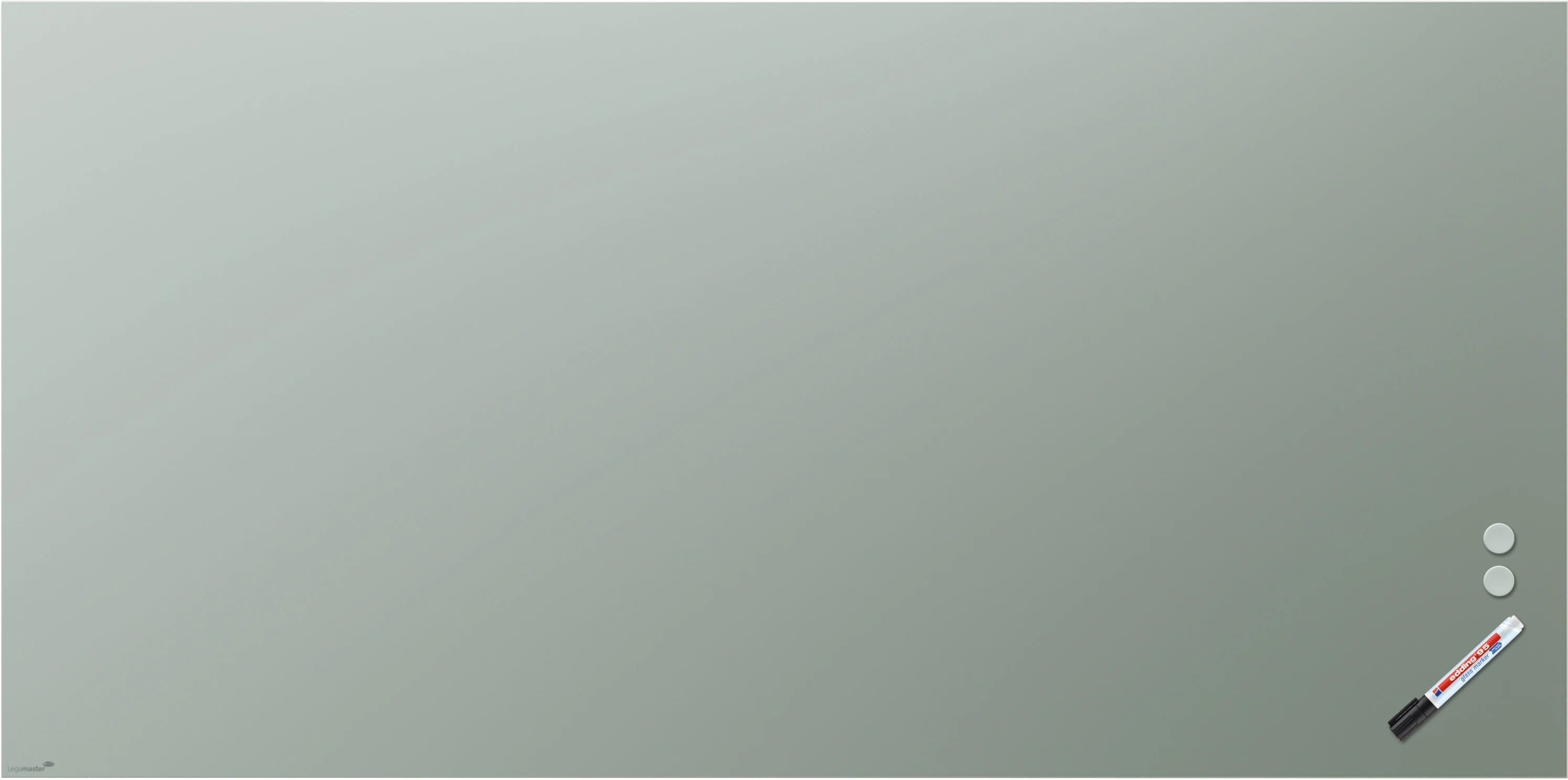 LEGAMASTER Glasboard 100x200cm 7-104064 matt, Sage Green
