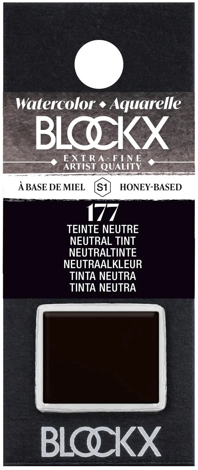 BLOCKX Aquarellfarbe 1.5ml 41177BXC neutralfarben