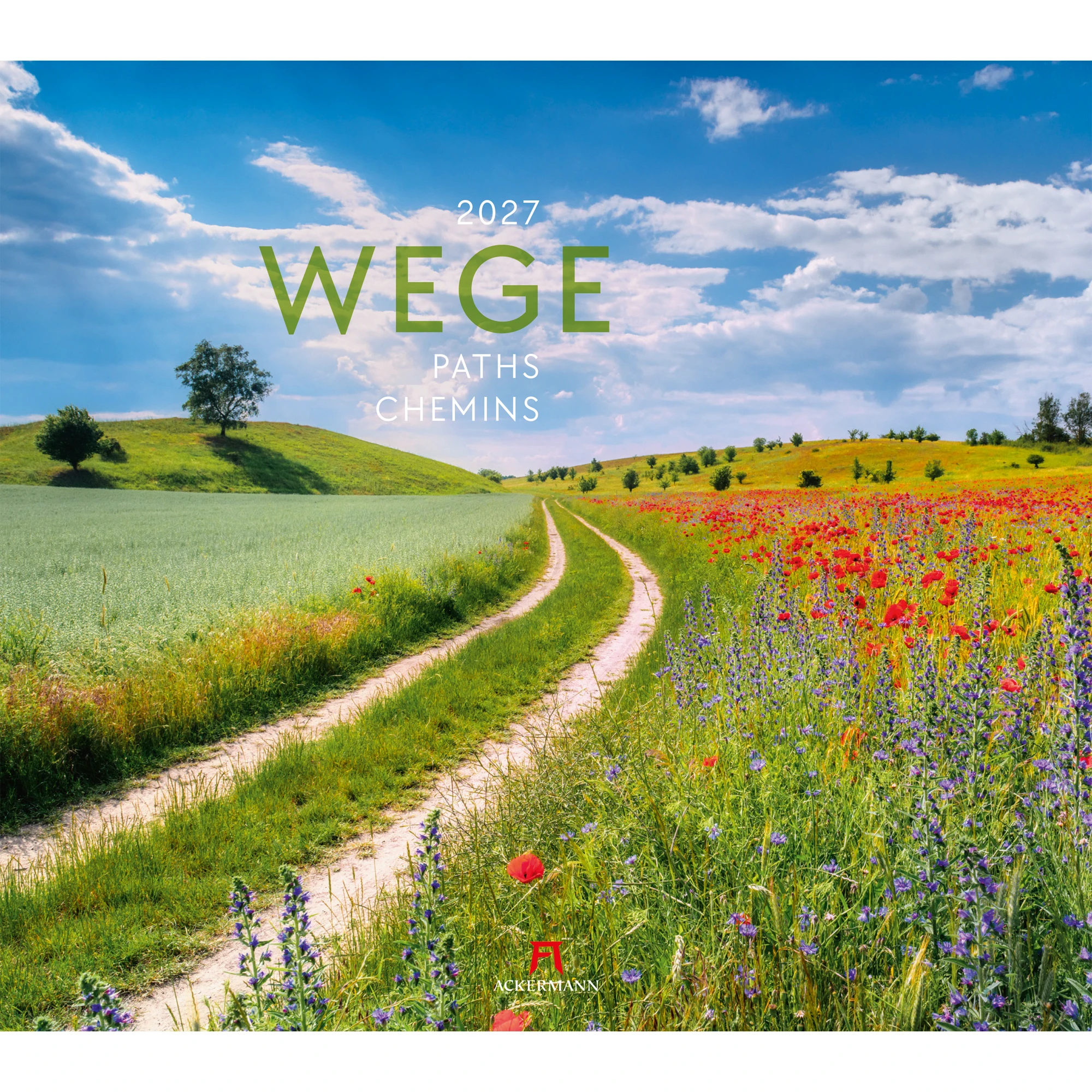 ACKERMANN Bildkalender 2027 2734 Wege ML 54x48cm