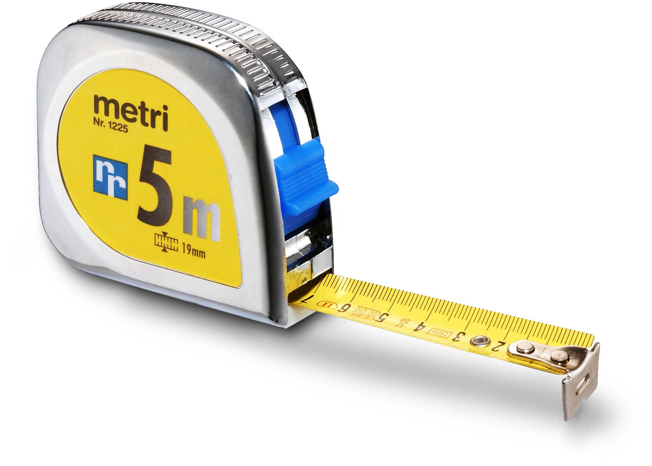 RIEFFEL SWITZERLAND Rollmeter 5m 1225 SB chrom