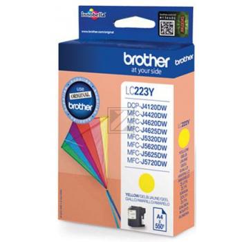 BROTHER Tintenpatrone yellow LC-223Y MFC-J5620DW 550 Seiten BROTHER Tintenpatrone yellow LC-223Y MFC-J5620DW 550 Seiten