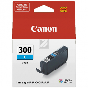 CANON Tintenpatrone cyan PFI-300C iPF PRO-300 14.4ml CANON Tintenpatrone cyan PFI-300C iPF PRO-300 14.4ml
