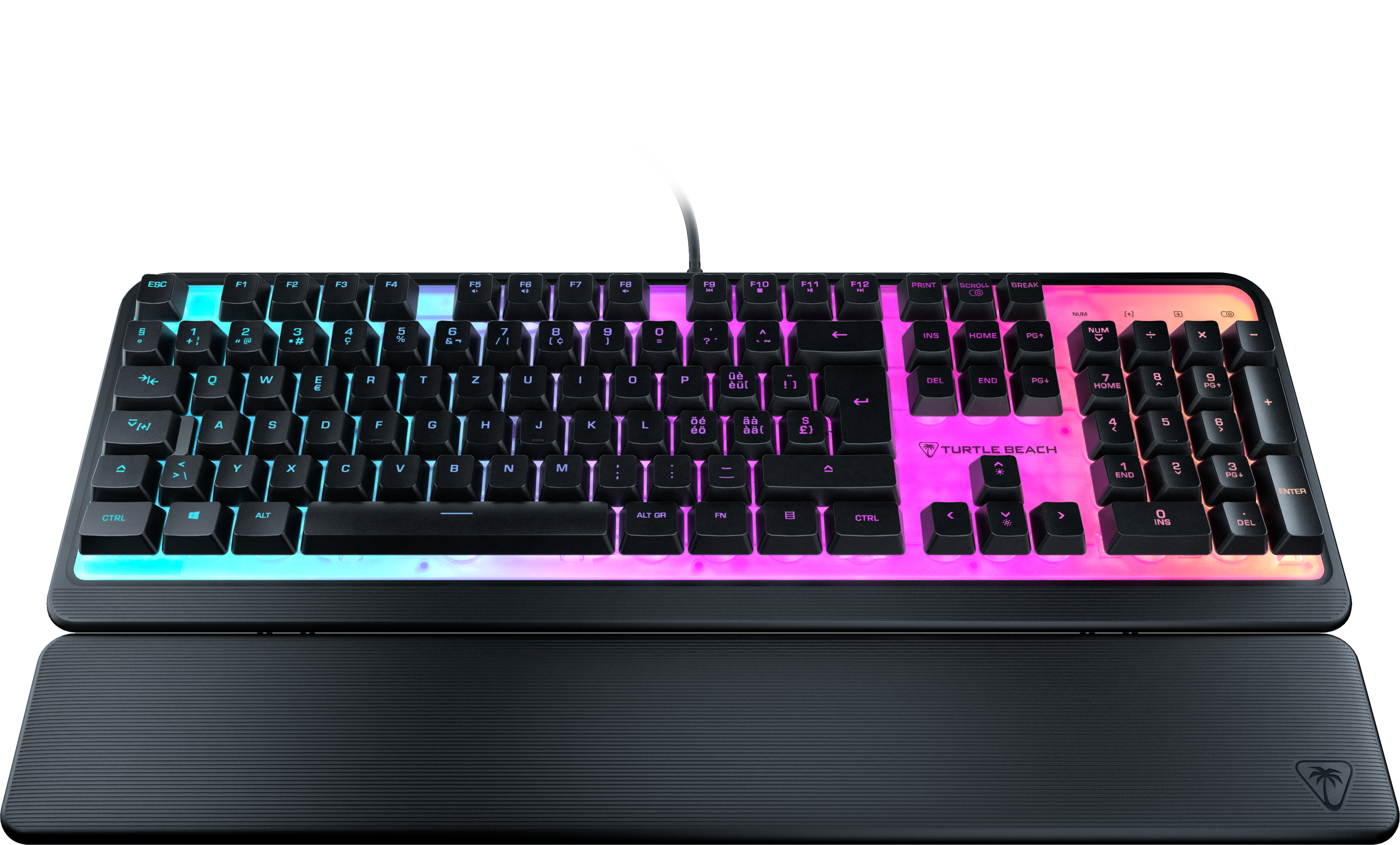 TURTLE BEACH Magma RGB Membrane Keyboard TBK-1004-02-CH CH-Layout